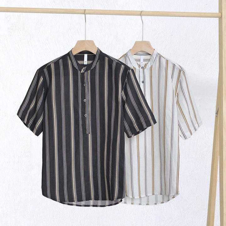 Jack Washington Ibiza Striped Linen Shirt