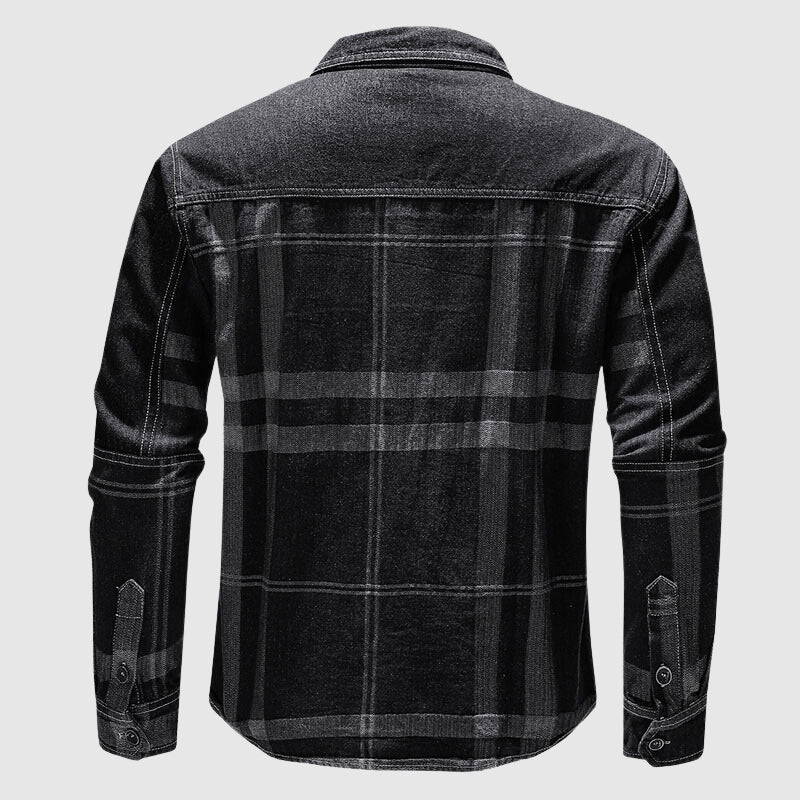 Jack Washington Plaid Denim Shirt