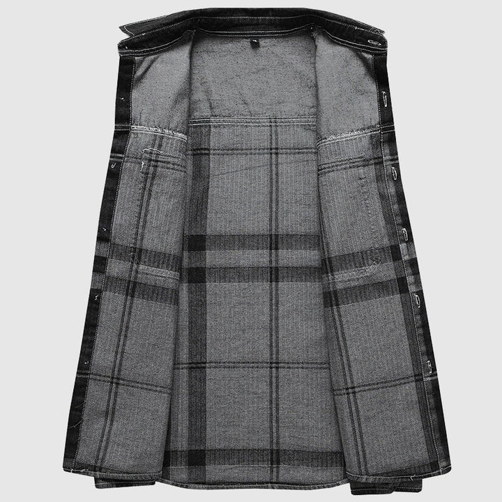 Jack Washington Plaid Denim Shirt