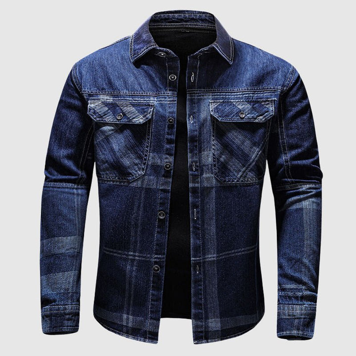 Jack Washington Plaid Denim Shirt