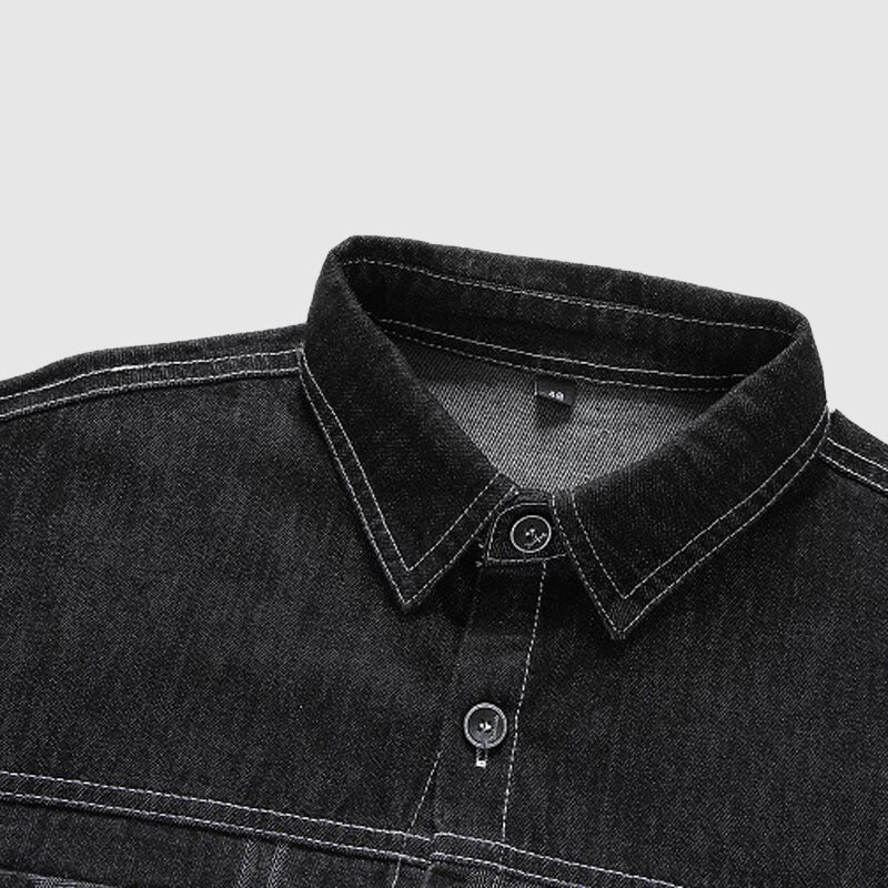 Jack Washington Plaid Denim Shirt