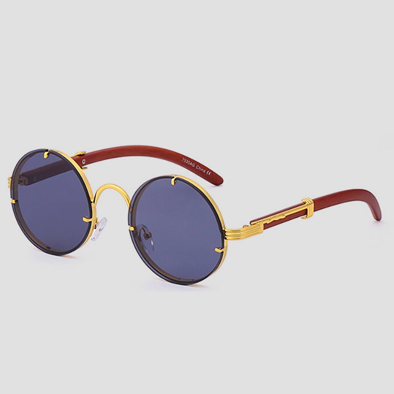 Jack Washington Retro Round Sunglasses
