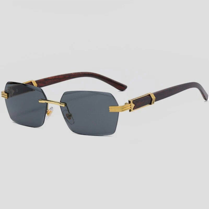 Jack Washington Rimless Gradient Sunglasses