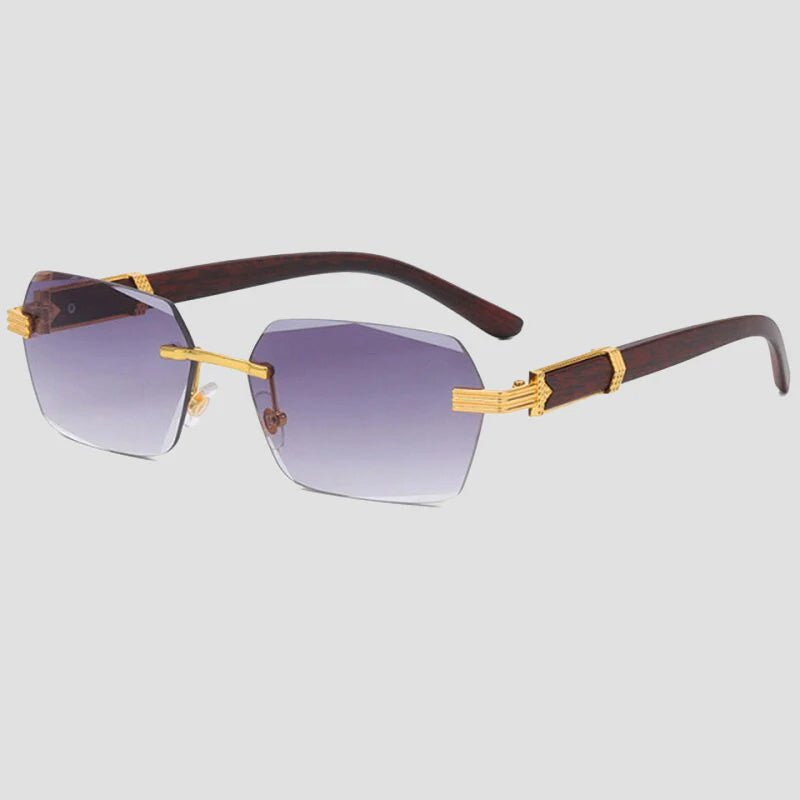 Jack Washington Rimless Gradient Sunglasses