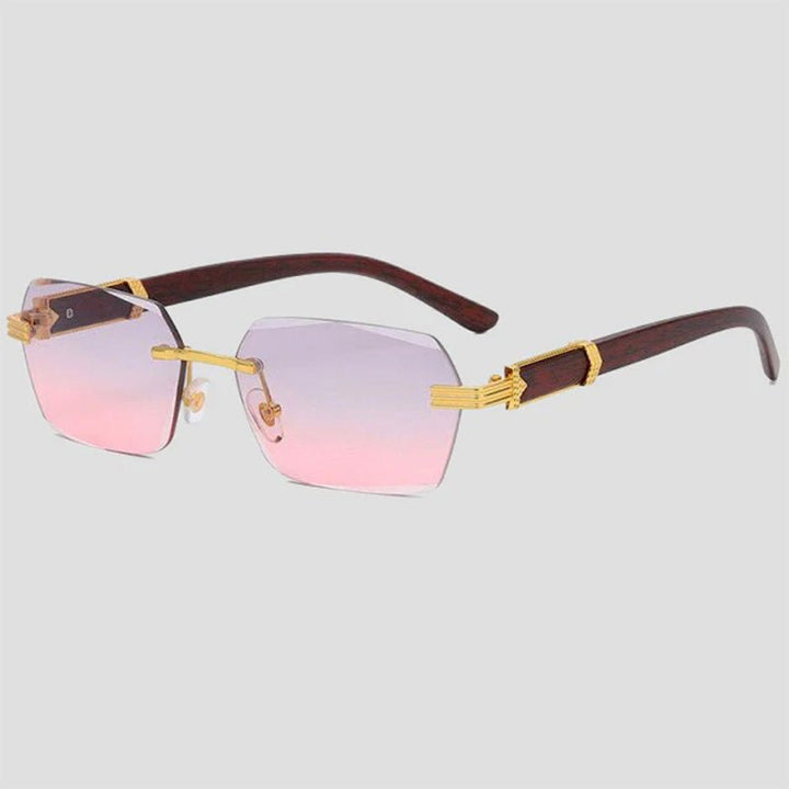 Jack Washington Rimless Gradient Sunglasses