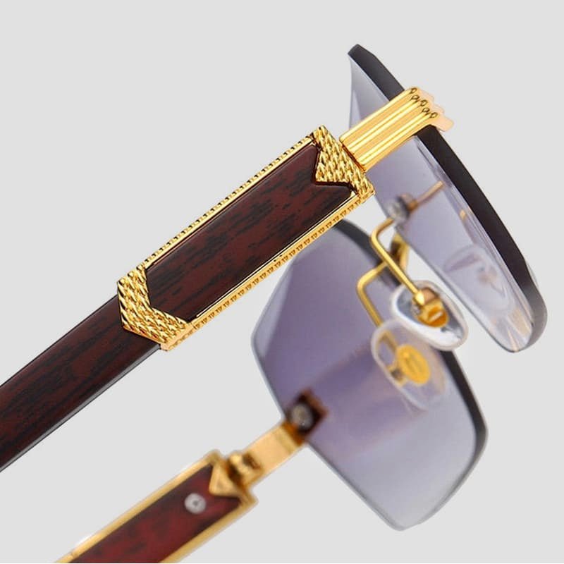 Jack Washington Rimless Gradient Sunglasses