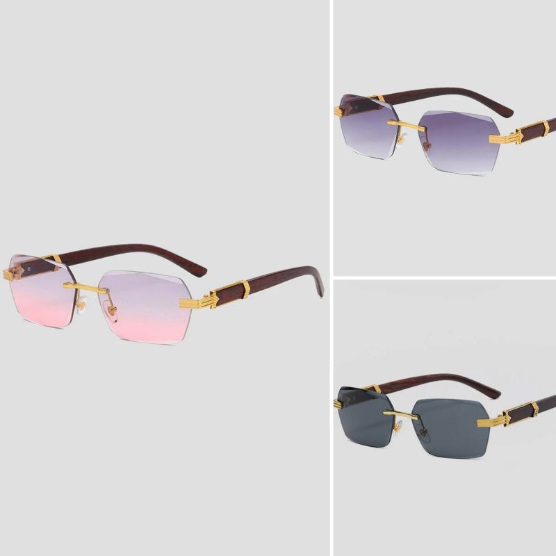 Jack Washington Rimless Gradient Sunglasses