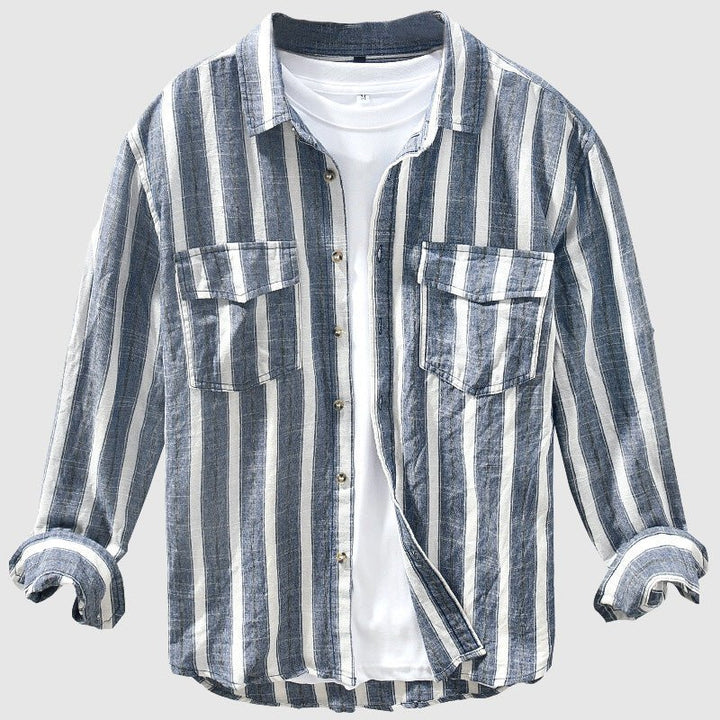 Jack Washington Striped Cotton Shirt