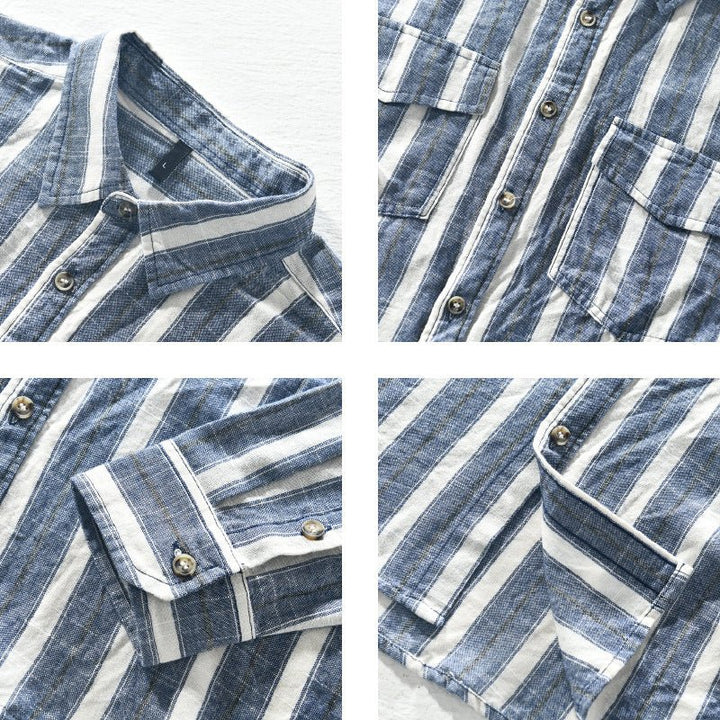 Jack Washington Striped Cotton Shirt