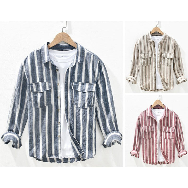 Jack Washington Striped Cotton Shirt