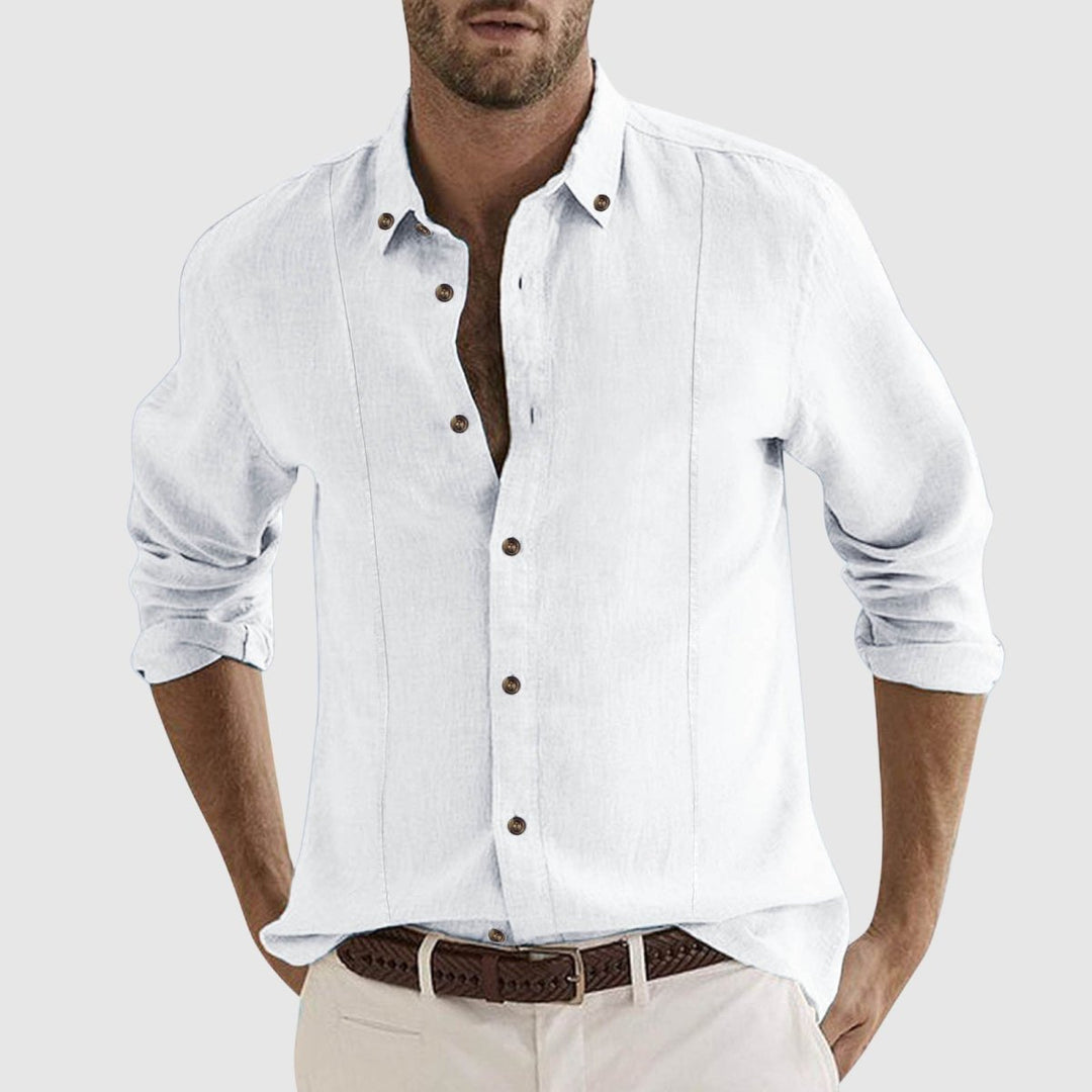 James Scott Amazon Linen Shirt