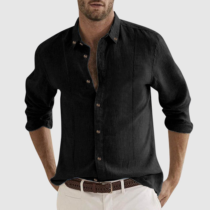 James Scott Amazon Linen Shirt
