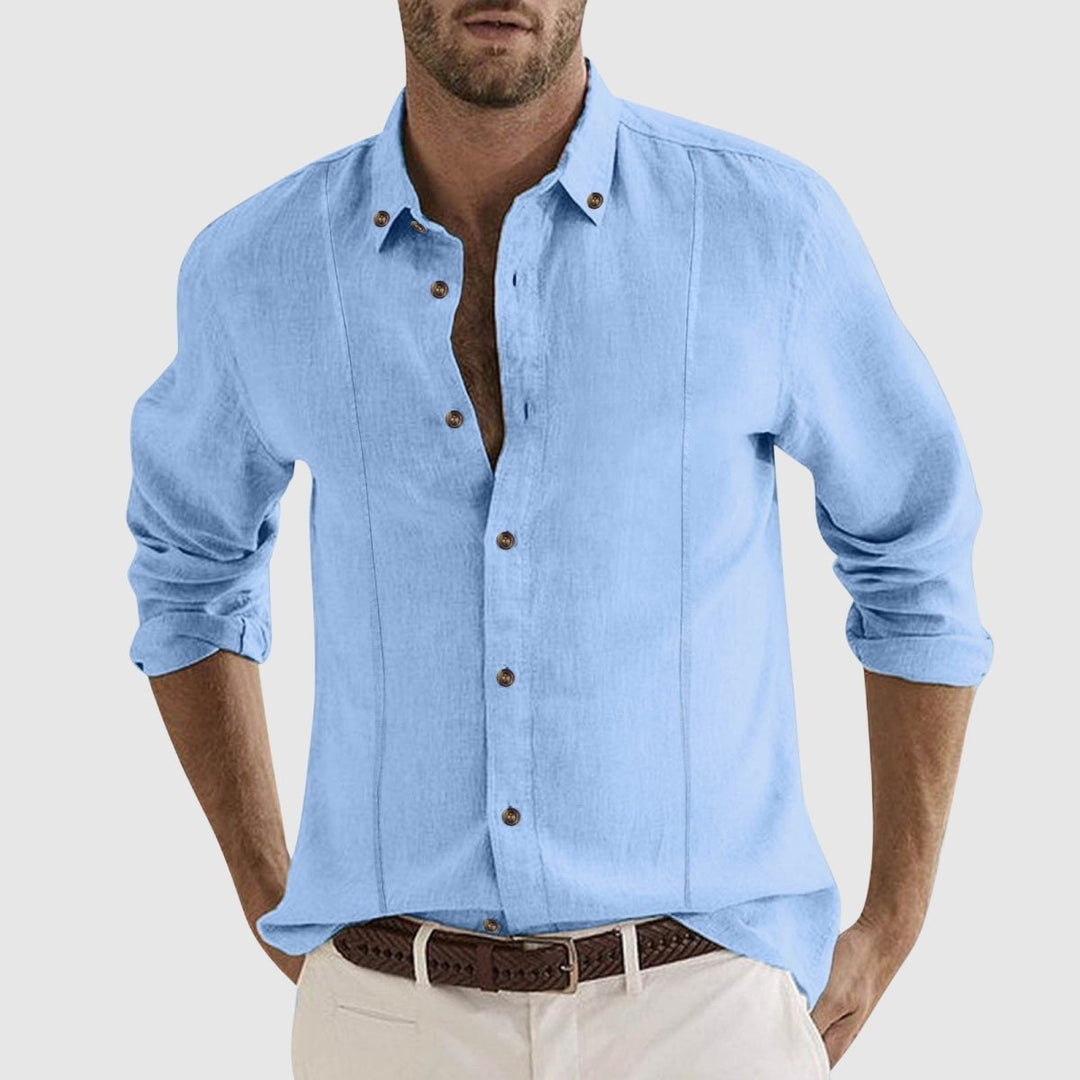 James Scott Amazon Linen Shirt