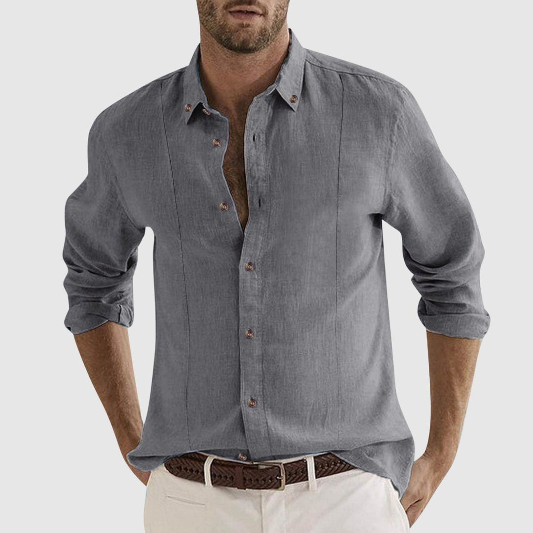 James Scott Amazon Linen Shirt