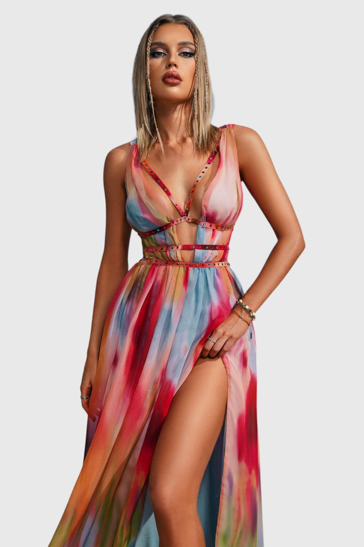 CHAVA™ | PAINTED MAXI DRESS