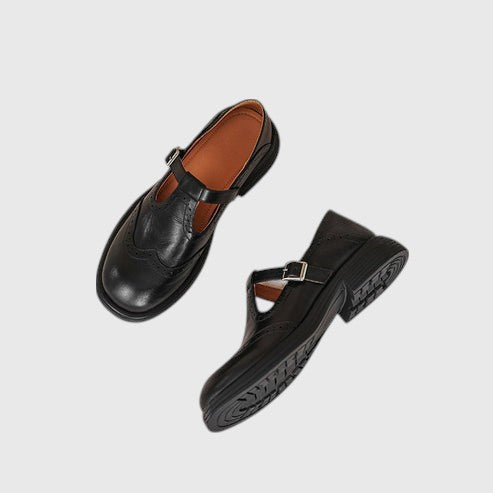 EMBERLY™ | ELEGANT GENUINE LEATHER MARY JANES