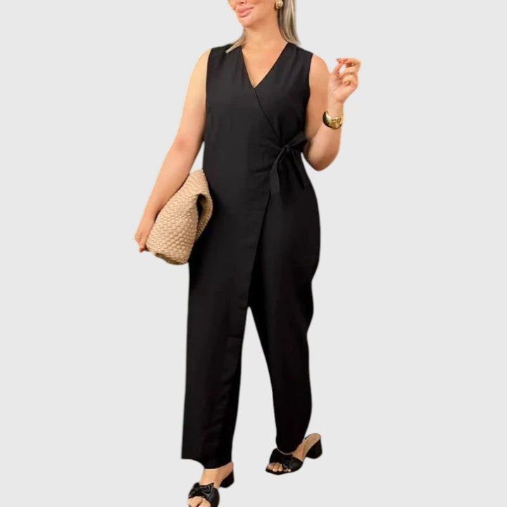 ERINN™ | ELEGANT V-NECK JUMPSUIT