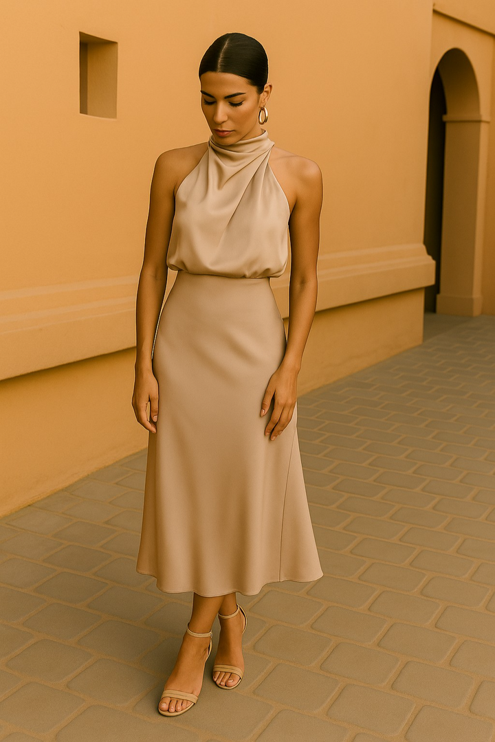 AYVINA™ | ELEGANT V-NECK MAXI DRESS
