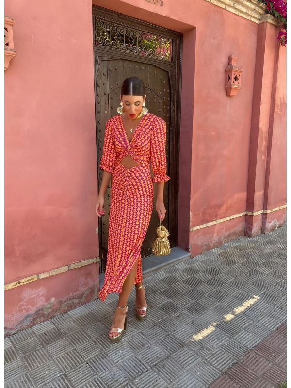 ZAYLEIGH™ | SATIN SUMMER MIDI DRESS