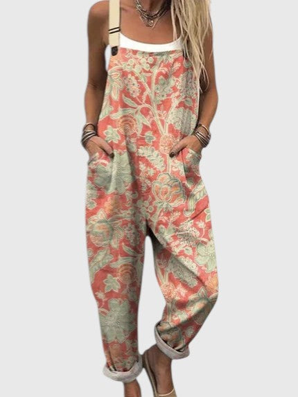 KECIA™ | VINTAGE FLORAL MIDI DRESS